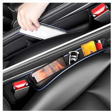 2PCS Car Seat Gap Filler Organizer with Charging Port,Upgrade Cars Gap Filler...