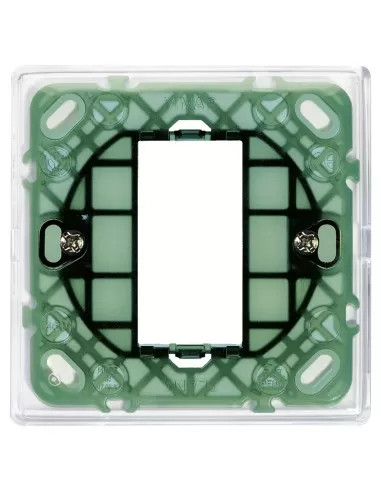 Vimar 14641.42 Placca 1 Moduli Reflex Aria Serie Plana