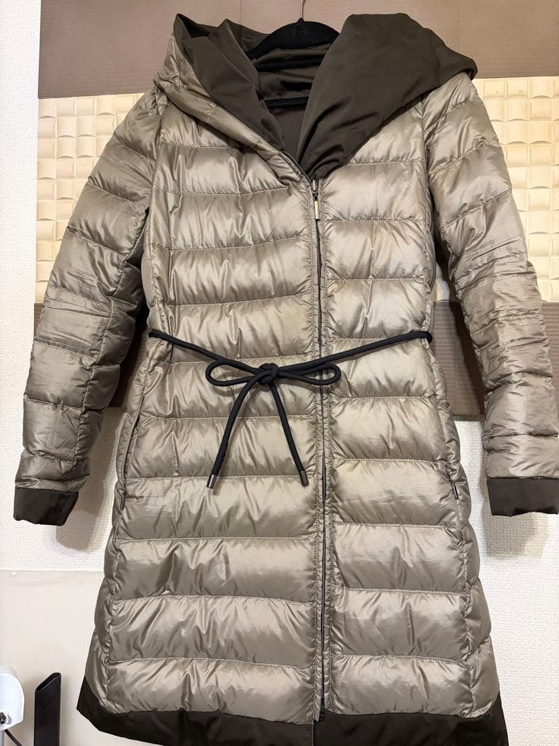 MaxMara WEEKEND Down Coat Reversible Polyester Si… - image 1