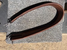 English all leather polo/ riding padded girth. Roller buckles. Size 46.
