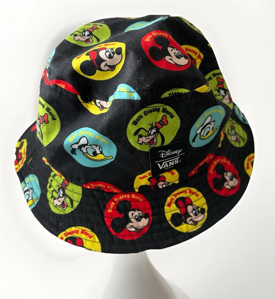 Disney VANS Children’s Kids Bucket Hat Mickey and Friends Pattern One Size New - Image 2 of 4