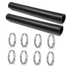 Gasoline Fuel Filler Neck Hose with 8 Hose Clamps,1 1/2 inches Inside Diameter