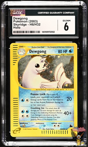 Dewgong graded CGC 6 for sale on eBay