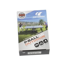 Balle de tennis de table Cornilleau P-ball outdoor ultradurable (boite de 6 ball