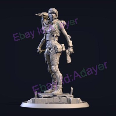 Anna Punk Sci-fi 1/24 1/8 1/6 1/4 3D Print Model Kit Unpainted Unassembled GK