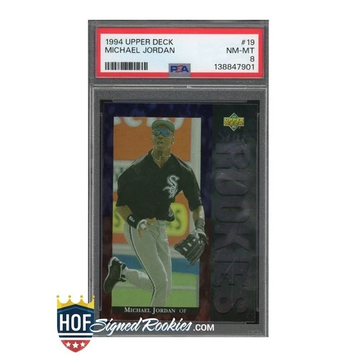 1994 Upper Deck #19 Michael Jordan PSA 8 baseball rc rookie nm-mt *HOFSR*