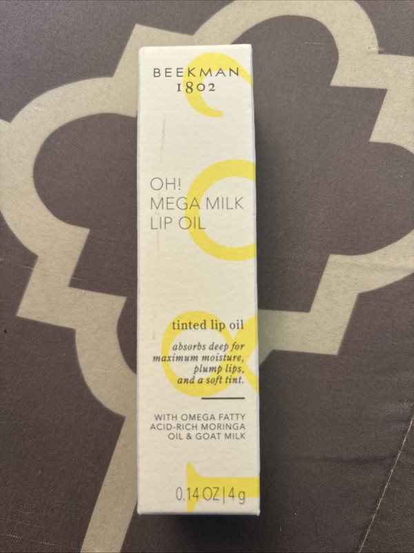 BEEKMAN 1802 OH! Mega Milk Lip Oil - Tinted Lip Oil .14 oz