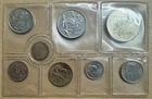 SOUTH AFRICA 1976 MINT SET W/ SILVER 1 RAND SPRINGBOK 8 Coin Set w/Silver