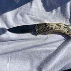 FRANKLIN MINT OFFICIAL 10-POINT BUCK COLLECTOR KNIFE Fish, On — photo 2