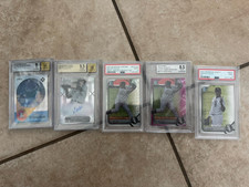 Oscar Colas Graded Autographed Card Lot Bowman Chrome White Sox 5 cards PSA BGS