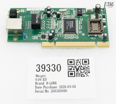 39330 D-LINK GIGABIT PCI NETWORK ADAPTER DGE-528T