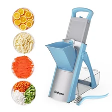 Upgrade Safe Mandoline Slicer, Vegetable Chopper Potato Slicer Adjustable Thi...