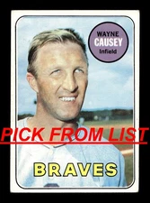 1969 Topps Baseball #14-303 VG-EX Pick From List ALL PICTURED zz8