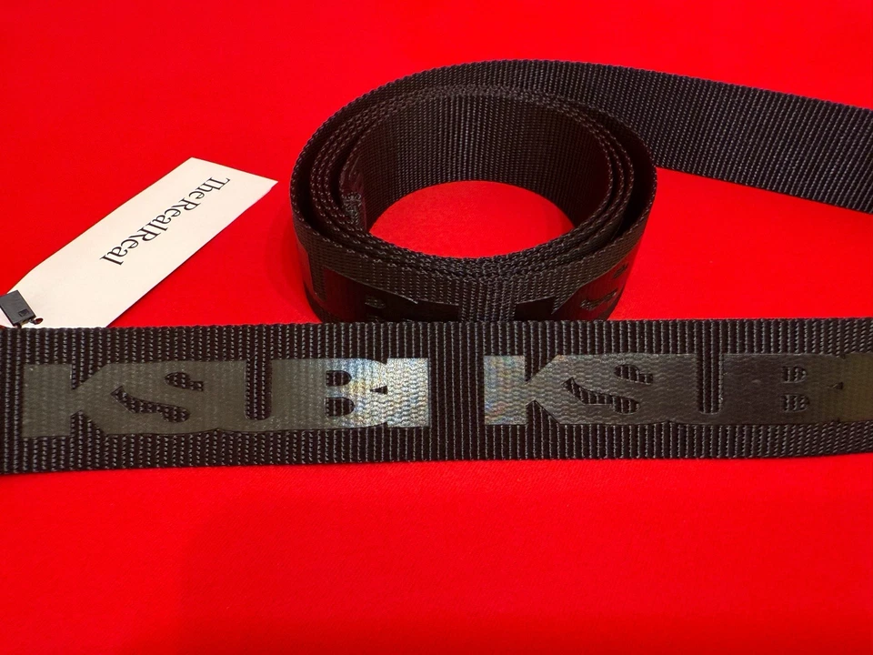 Sz Large 🖤 Ksubi Women’s Belt Nylon 80” Fashion Stylish Black - Image 2 of 4