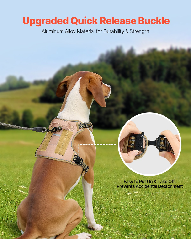 Dog Harness for Large Dogs No Pull Tactical Dog Harness Adjustable Pet Vest Dog Harness for Large Dogs No Pull Tactical Dog Harness Adjustable Pet Vest