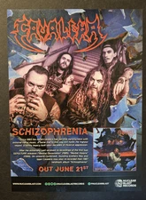 CAVALERA "Schizophrenia" Sepultura death thrash ~ Magazine Print/Promo Ad 2024