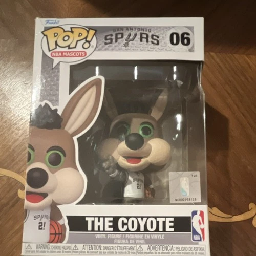 Funko Pop! San Antonio Spurs the Coyote #06 NBA Mascots Collectible Figure