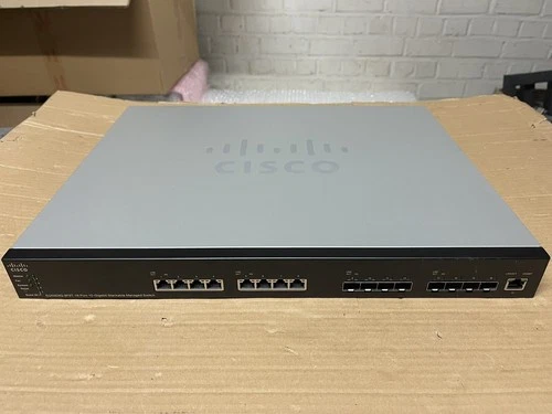 Cisco SG500XG-8F8T Stackable Managed Switch 10 Gigabit 16 Port