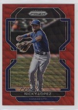 2022 Panini Prizm Tier II Red Wave 19/99 Nicholas Lopez Nicky #129 02v3