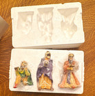 Avon Nativity Heirloom Collection Wise Men Magi Hand-Painted Resin Set 3 1996
