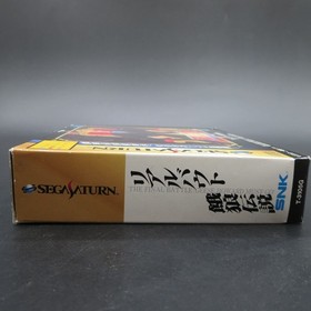 Real Bout Fatal Fury Sega Saturn with 1MB RAM Cartridge Japan