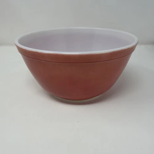 Vintage Pyrex Primary Red #402 Glass 1 1/2 Qt Nesting Mixing Bowl Made in USA