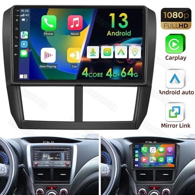 Android 15 For Subaru Forester Impreza 2007-2013 Car Stereo Radio CarPlay 4+64GB