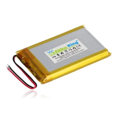 AKKU-KING Batterie Lithium Polymer LiPo Powerbank Akku 3.7V 2000mAh - 63 x 41 x 6 mm