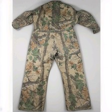 Vtg Duxbak Realtree Camo Coveralls Size 2XL USA Made Hunting Jumpsuit