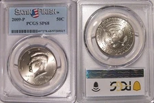2009 P Kennedy Half Dollar 50c PCGS SP68 Satin Finish
