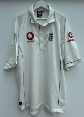 #ad Admiral England 2005 Ashes Cricket Shirt Mens 2XL Vodafone Short Sleeve GBP 64.95