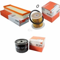 Mahle / Knecht Kraftstofffilter KX 81D Luftfilter LX 704/1 ÖLfilter OC 727