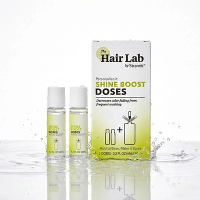 NEW Hair Lab Shine Boost Dose Set Lemon Protein Shampoo Conditioner 0.2 oz