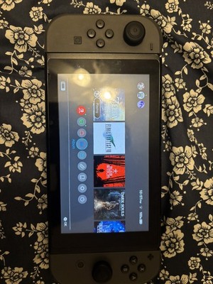 Nintendo Switch HAC-001 Handheld Video Game Console - Read! Left slider issues! 