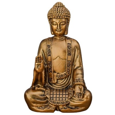 Gold Bodhi Statue - Zen und Feng Shui Dekoration - um eine entspannte Atmosphäre zu schaffen...
