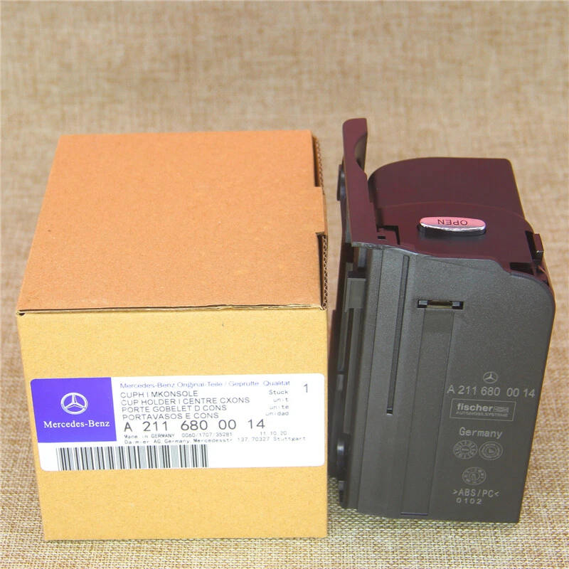 Porta-copo retrátil para bebidas Mercedes W211 E320 E350 E500 W219 CLS500 CLS - Imagem 2 de 4