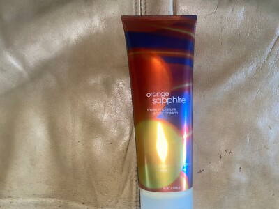 Orange Sapphire Triple Moisture Body Cream. 8 Oz
