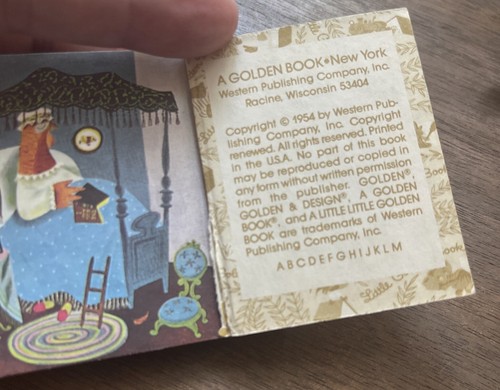 A Little Golden Books Mini Books Vintage 80’s Peter Pan And Little Red Hen Good - Picture 5 of 7