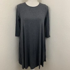 Agnes & Dora Women’s Size Small Swing Tunic Gray New NWT Pockets