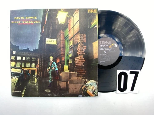 David Bowie Ziggy Stardust Mars Record lp re-issue vinyl album