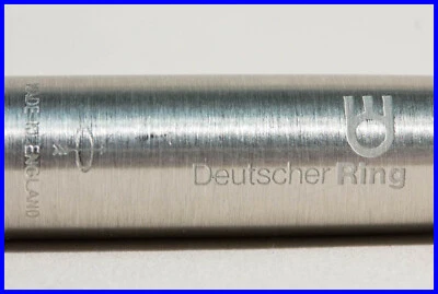 1980er Parker ROLLERBALL 45 Stylus Edelstahl Deutscher Ring neue Schneider Mine - Bild 1 von 4