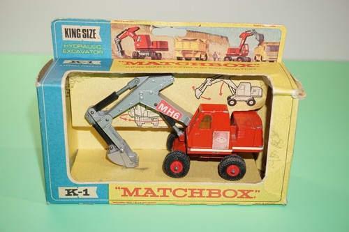 Matchbox king Size K-1 Hydraulic Excavator Boxed - Picture 2 of 8