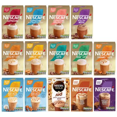 Nescafe Gold Schaumig Instant Kaffee Beutel 42 Tassen Limited Edition Aromen