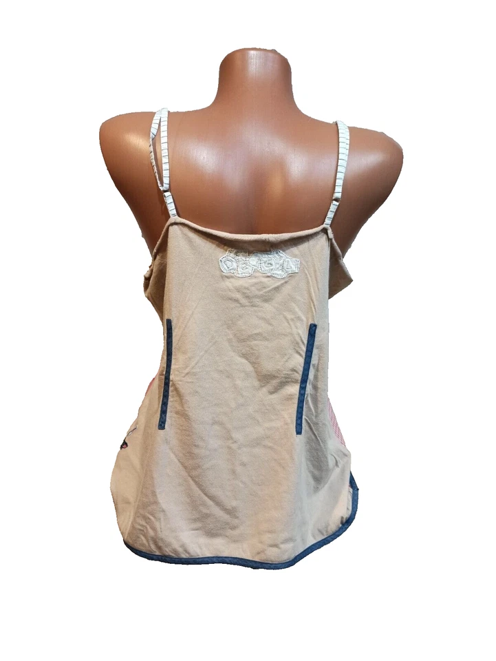 Regata feminina Desigual tamanho XL multicolor abstração - Imagem 2 de 4