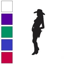 Cowgirl Dancing Wild West, Vinyl Decal Sticker, Multiple Colors  Sizes 3395