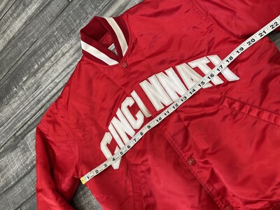 ジャケット・アウター vintage MLB CINCINATI REDS Cincinnati Reds 1955 Satin Windbreaker Jacket – Ebbets Field