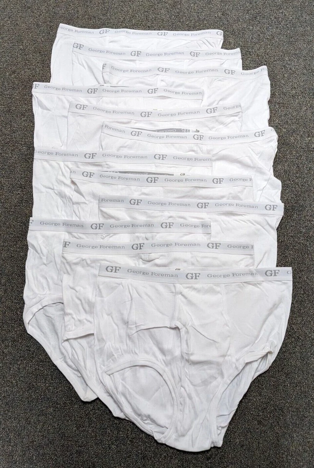 NUEVO CON ETIQUETAS NUEVO LOTE DE 12 CALZONCILLOS BLANCOS GRANDES Y ALTOS ROPA INTERIOR MARCA Y TALLA A ELECCIÓN Foto 2 de 4