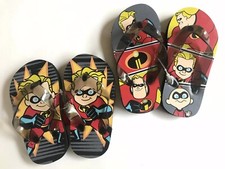 Flip Flops Beach Sandal Incredibles 2 Toddler Child Sizes Boy 5 to 3 NEW