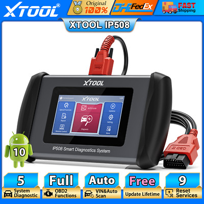 XTOOL IP508 Check Engine OBD2 Scanner Transmission ABS SRS Code Reader Scan Tool