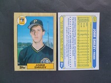 JOHN SMILEY ROOKIE CARD #114T 1987 TOPPS TRADED Pirates Quantity Discounts
